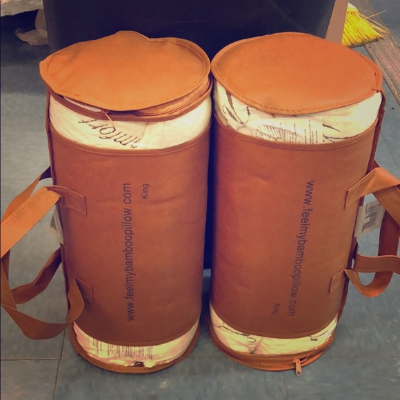 Set of 2 King bamboo pillows - Picture 3 of 3